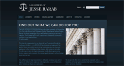 Desktop Screenshot of lawofficesofjessebarab.com